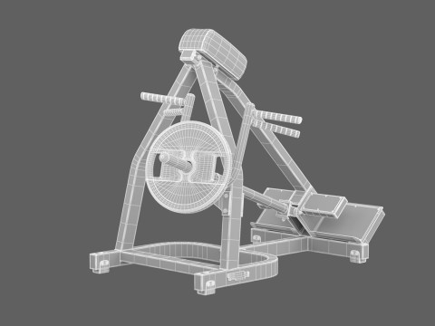Barre Technogym T Row Pure Modèle 3D