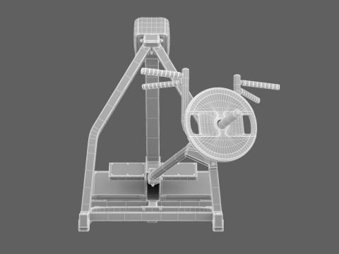 Barre Technogym T Row Pure Modèle 3D