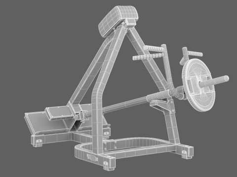 Barre Technogym T Row Pure Modèle 3D