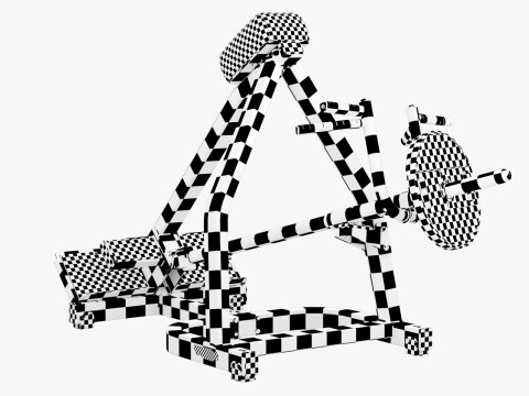 Barre Technogym T Row Pure Modèle 3D