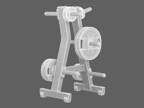 Stojak na dyski Technogym Pure Model 3D