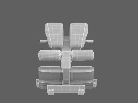 Panca per la zona lombare Technogym Pure Modello 3D