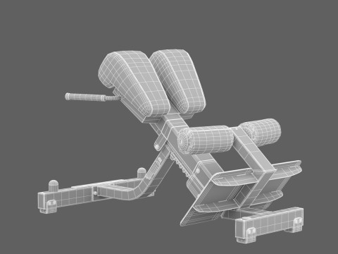 Panca per la zona lombare Technogym Pure Modello 3D