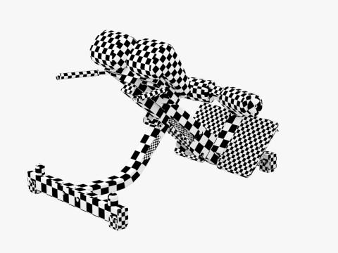 Panca per la zona lombare Technogym Pure Modello 3D