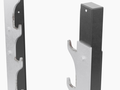 Banc Militaire Olympique Technogym Pure Modèle 3D