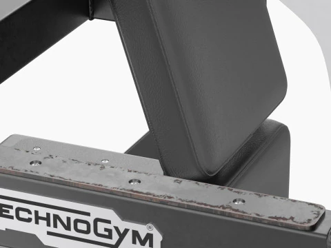 Technogym Olympic Military Bench Pure 3D Model