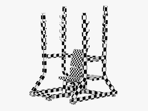 Banc Militaire Olympique Technogym Pure Modèle 3D