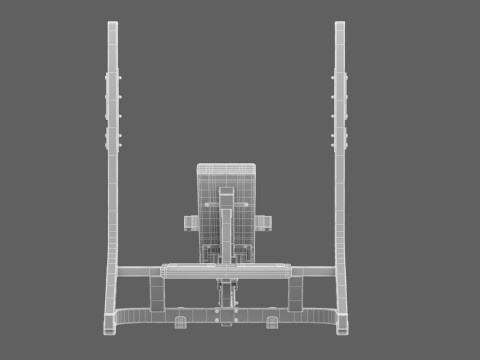 Олімпійська нахилена лава Technogym Pure 3D Модель