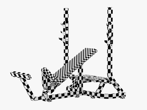 Олімпійська нахилена лава Technogym Pure 3D Модель