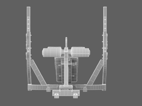 テクノジム オリンピック デクラインドベンチ ピュア 3Dモデル