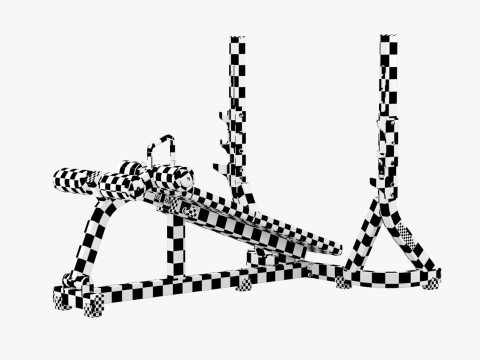 テクノジム オリンピック デクラインドベンチ ピュア 3Dモデル