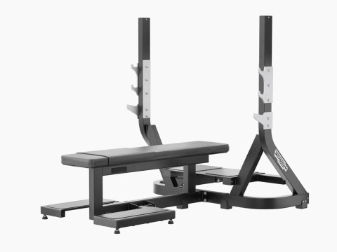 Technogym Olympic Flat Bench Pure 3D Model