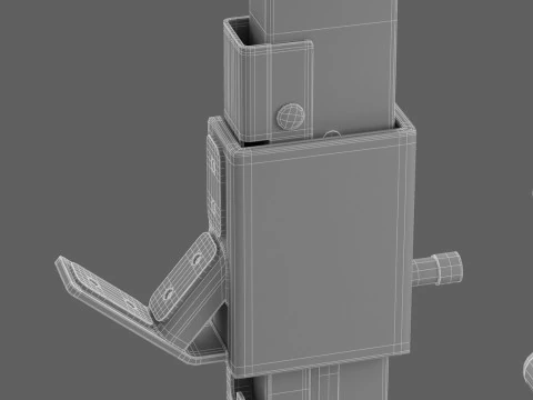 Technogym Half Rack Pure 3D Model