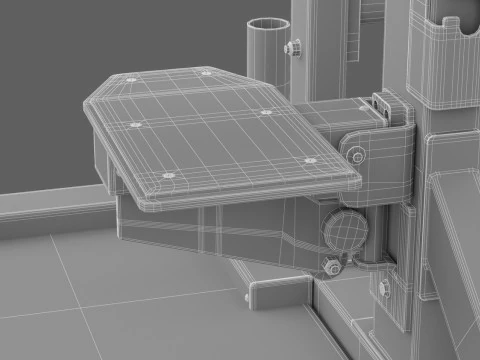 Technogym Half Rack Pure 3D Model