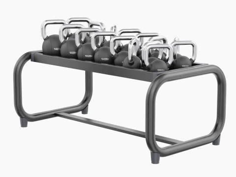Technogym Kettlebell Storage 3D Model
