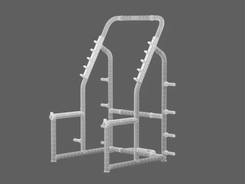 泰诺健深蹲架 3D 模型