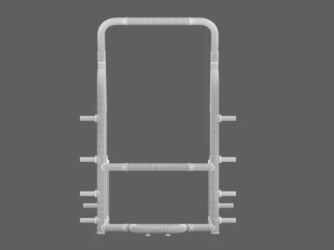 泰诺健深蹲架 3D 模型