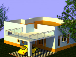 Residential Building 3D Модель