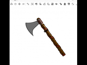 Viking Axe 3D मॉडल