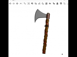 Viking Axe Modelo 3D