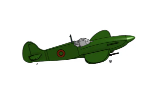 Spitfire Model 3D Print Model