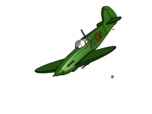 Spitfire Model 3D Baskı Modeli