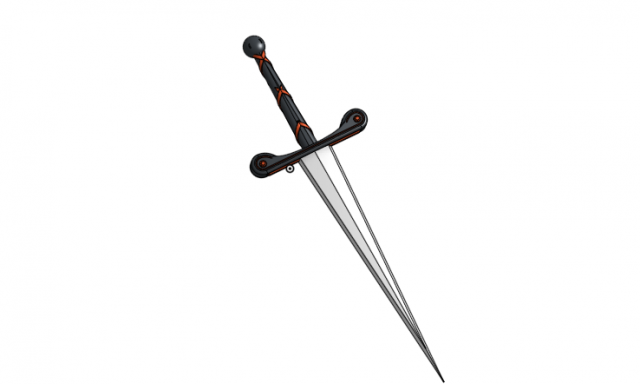 Medieval Dagger 3D Принт Модель .c4d .max .obj .3ds .fbx .stl .blend 