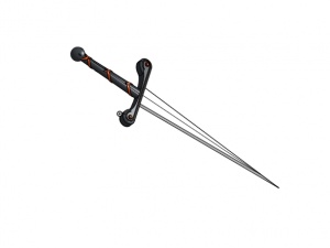 Medieval Dagger 3D Принт Модель