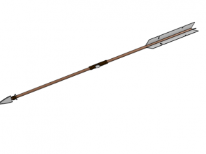 Native Arrow 3Dプリントモデル