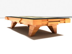Table in front of the sofa 3D 模型