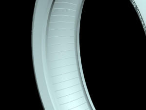 Motorcycle tire METZELER R17 12070 roadtec Z8 3D Model