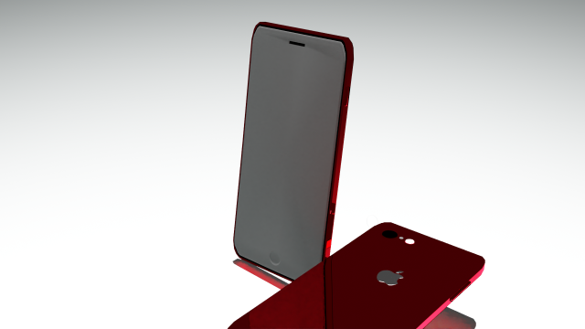 Iphone8 red 3D मॉडल .c4d .max .obj .3ds .fbx .stl .blend 