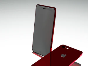 आईफोन 8 लाल 3D मॉडल