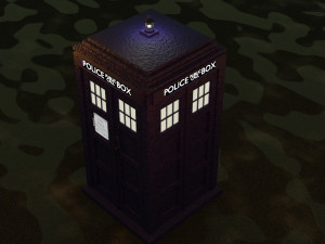 Tardis doctor who Modèle 3D