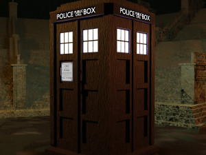 Tardis doctor who Modèle 3D