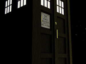Tardis doctor who Modèle 3D