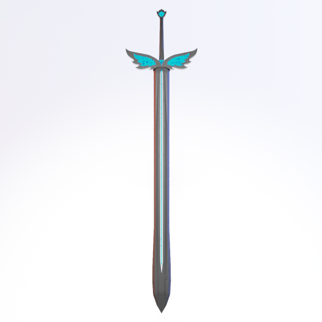 Heavenly sword Modelo 3D .c4d .max .obj .3ds .fbx .stl .blend 
