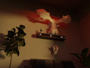 Demon Sitting 3D Принт Модель