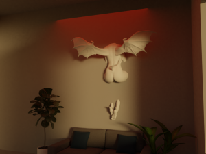 Demon Sitting Modelo de impresión 3D