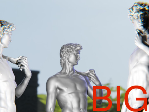 David Big Thing 3Dプリントモデル