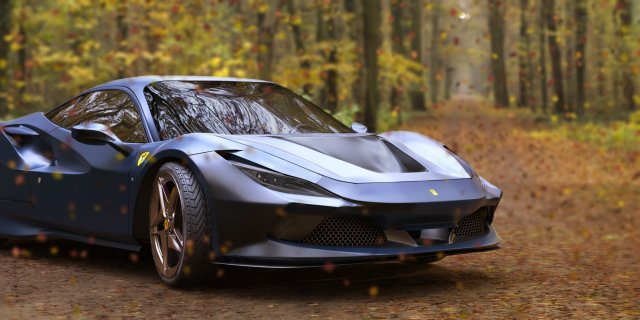 Ferrari F8 Tributo 3D 模型 .c4d .max .obj .3ds .fbx .stl .blend 