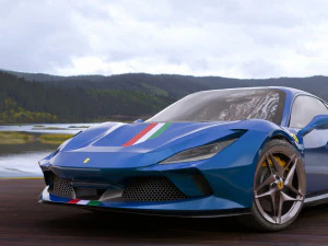 Ferrari F8 Tributo 3D Model