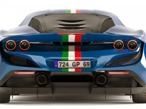 Ferrari F8 Tributo 3D Model