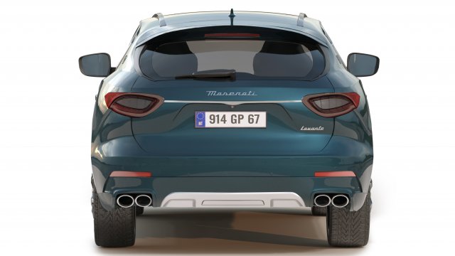 Maserati Levante Granlusso Modèle 3D in SUV 3DExport