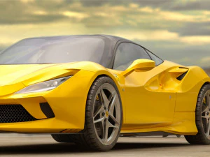 Ferrari F8 Tributo 3D Model