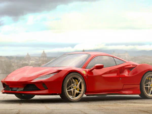 Ferrari F8 Tributo 3D Model