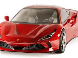Ferrari F8 Tributo 3D Модель