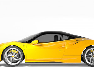 Ferrari F8 Tributo 3D Модель