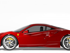 Ferrari F8 Tributo 3D Модель