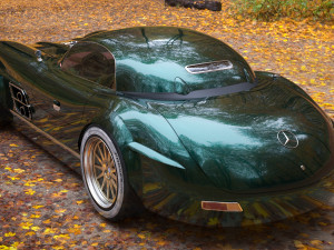 S Club Mercedes benz SL 300 3Dモデル